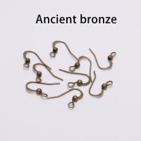 100Pcs Gancho Para Pendientes De 19*18mm En Oro Y Bronce Clavos Para Manualidades De Joyería DIY Componentes De Enlaces Para Oídos - details 3