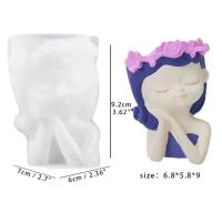 Molde De Silicona Para Vaso De Hueso De Mujer DIY Hecho a Mano Florero Epoxy Resina Plástico Decoración Del Hogar - details 3