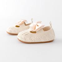 Zapatos Para Bebé Niña Fly Knit Alta Calidad Suela TPR Antideslizante Transpirable Suave Algodón Primavera Otoño Lazo Encantador Para 0-9-18M F235 - details 17