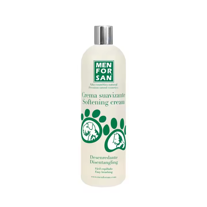 Crema suavizante desenredante para perros y gatos 1L - Menforsan - 1