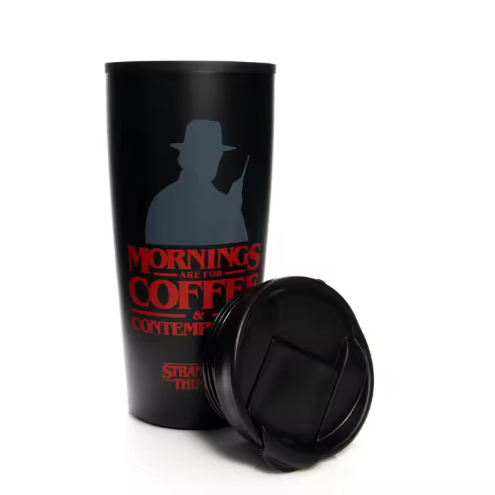 Tazza Da Viaggio Stranger Things Coffee And Contemplation - Mtm25371 - 1