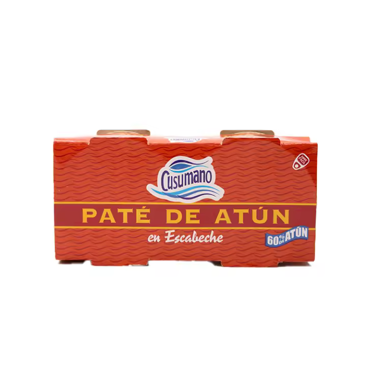Cusumano  Paté de Atún - Delicioso y Gourmet, Listo para Degustar (Pack de 2) 3 unidades - 1