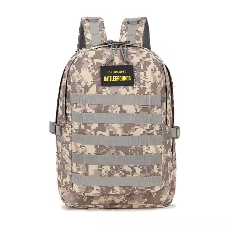 Mochila de estudiante de tres capas, mochila de viaje al aire libre. - 1