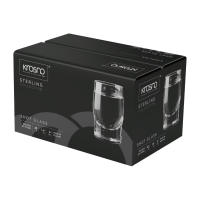 Krosno Copas para Vodka | Vasos de chupito de tequila |  Conjunto 6 Piezas | Vasos de vidrio 40 ml | Perfectas para la Casa, Restaurante y en las Fiestas | Apta para Lavavajillas - details 1