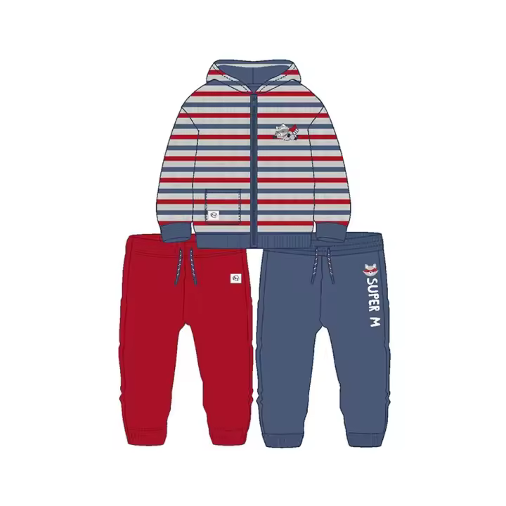 2878 Mayoral Traje Niño Rojo Elegante Calidad Garantizada - 1
