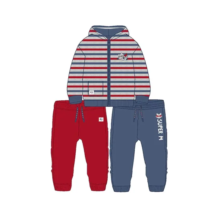 2878 Mayoral Traje Niño Rojo Elegante Calidad Garantizada - 1