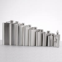Botella De Mano De Acero Inoxidable 1-10oz Para Hombres Contenedor De Alcohol Portátil Botella De Vino Con Tapa De Tornillo - details 5