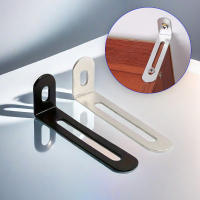 14pcs De Angulares De Esquina L-Shaped Con Agujeros Longos Accesorios De Conexión Para Muebles De Madera Bracket De Ángulo Recto Fijación - details 0