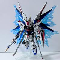 Figura De Acción MGSD Freedom ZGMF-X10A Para Niños Con Base Y Pegatinas Decoración De Escritorio Juguete Coleccionable - details 0