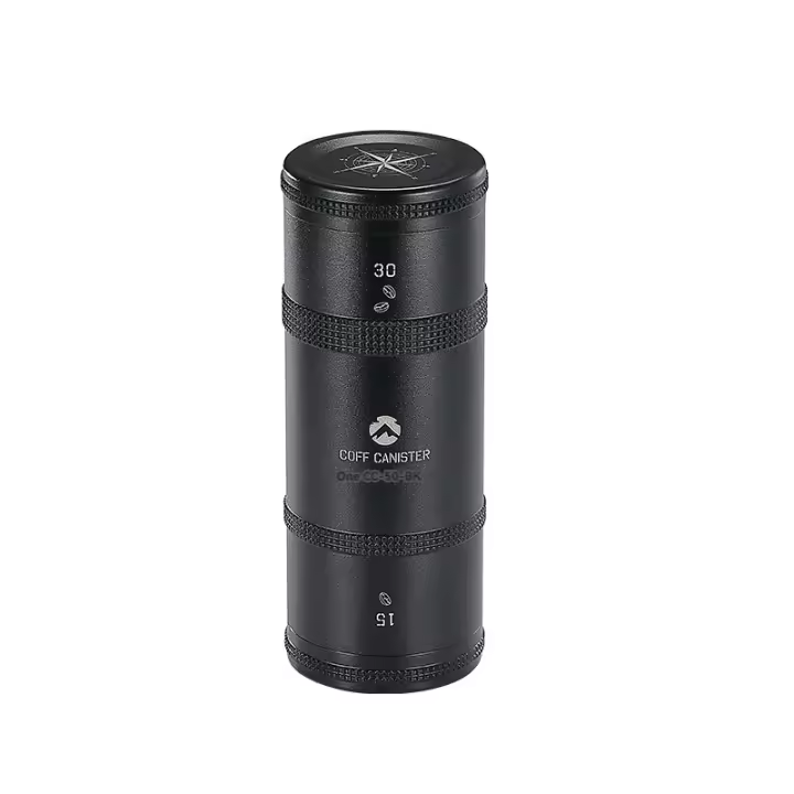 Caja De Almacenamiento Portátil Para Té Y Café CAMPINGMOON CC-50-BK De Aleación De Aluminio Negro Sellada Y Resistente Al Agua Para Camping - 1