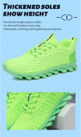 Zapatos De Correr Para Hombre En Color Naranja Zapatos Deportivos Casuales Transpirables Ligeros Antideslizantes Para Exterior Y Maratón - details 6