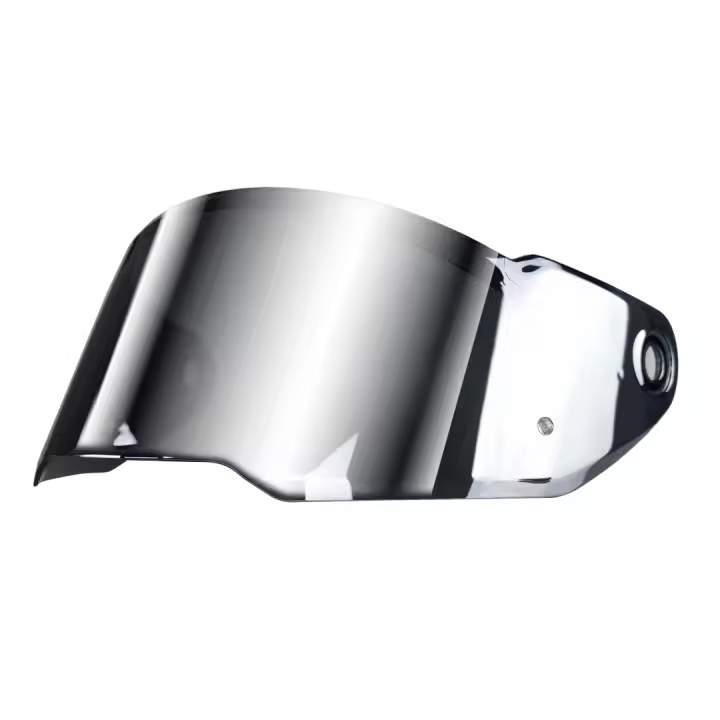 Casco Moto Pantalla Axxis V-31 100% Max Vision Espejo Plata   Ce U - 1