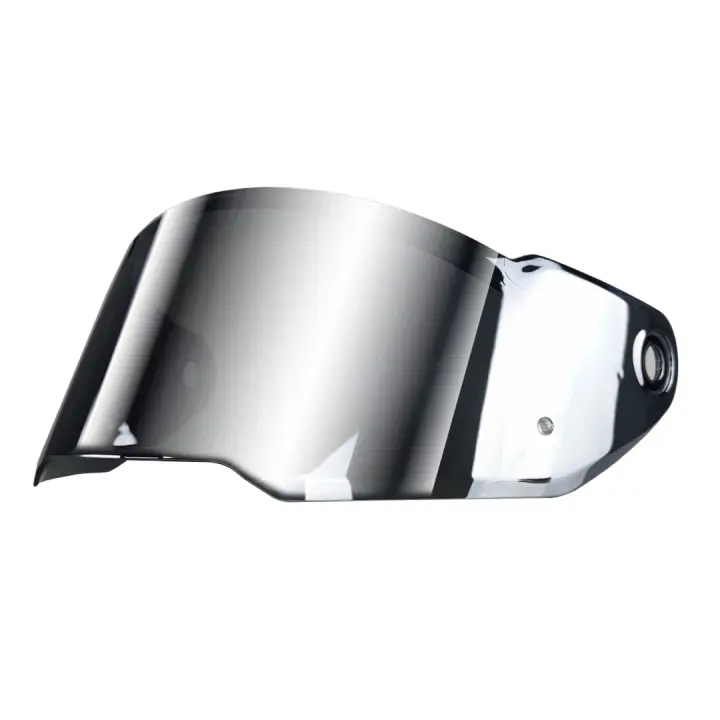 Casco Moto Pantalla Axxis V-31 100% Max Vision Espejo Plata   Ce U - 1