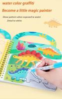 Libro Mágico De Dibujo Para Niños Juguete Educativo Montessori Reutilizable Con Pluma Libro De Colores Sin Tinta Película - details 2