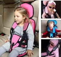 27.8*11 inch car travel seat cushion, portable seat belt, foldable car seat protector, children's travel accessories, easily foldable and machine washable, multiple colors available - details 4