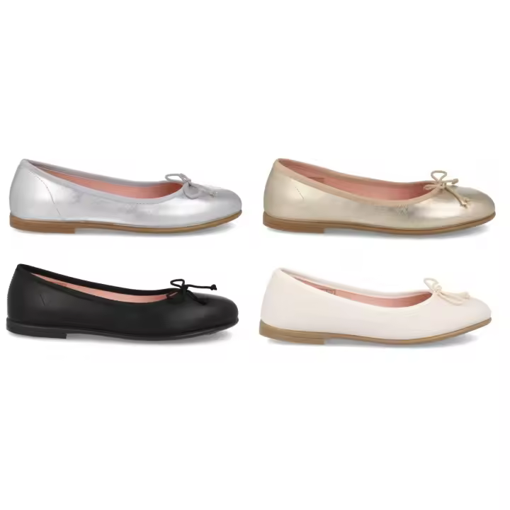 1095 - MARLENE PRIETO ZAPATOS DE MUJER   COLORES : NEGRO , PLATA , ORO , BEIGE  TALLAS: 35 AL 41  CORTE EXTERIOR: PIEL  FORRO INTERIOR: TEXTIL  PLANTILLA: TEXTIL / EXTRAIBLE  ALTURA TACÓN / CUÑA : 1 CM.  PISO : SINTÉTICO - 1