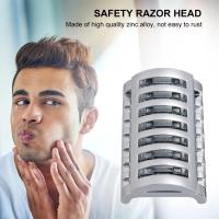 Cabeza De Afeitar De Seguridad Para Hombres Herramientas De Afeitar Barbero Doble Borde Cabeza De Afeitar De Seguridad Con Borde Abierto Accesorios De Afeitar - details 4