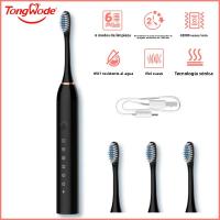 Cepillo De Dientes Eléctrico Recargable Tongwode Para Adultos 6 Modos De Limpieza Sonic Blanqueamiento Y Limpieza De Dientes Material ABS - details 0