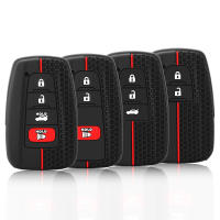 Funda De Llave De Coche Protector De Silicona Para Toyota Rav4 Corolla Camry Avalon Accesorios Para Coche Material De Gel De Silicio - details 0