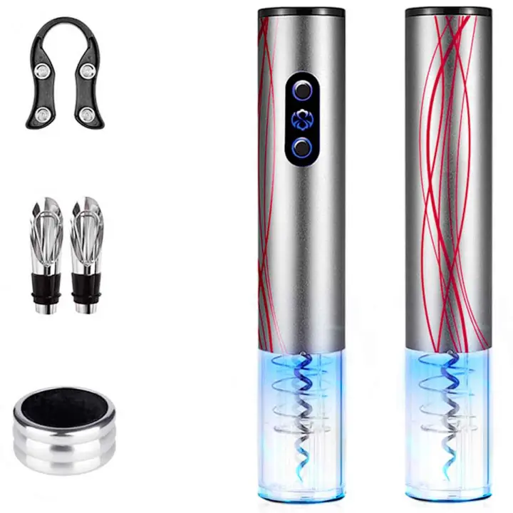 Mov Sacacorchos Eléctrico Vino Profesional Abridor de Botellas - 1