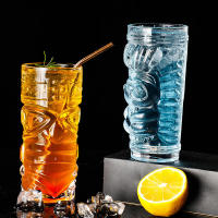 Copa De Beer De Vidrio Transparente 430ml Con Cara De Fantasma Creativa Para Halloween Bar Home Jugo Cocktail Copa De Licor - details 9