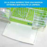 SMELL & SMILE DZL-395 JAULA PARA PAJARO 30*23*39CM - details 4