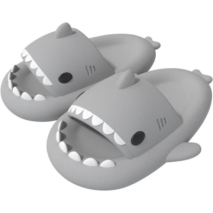 Chanclas de Playa para Niña Niño Pantuflas de Tiburón Zapatillas de Ducha Antideslizante Zapatos de Piscina Sandalias Ligero Verano Shark Zapatillas de Baño para Niñas Niños Ligero Zapatos de Playa y Piscina Verano Chanclas de Casa Antideslizante tiburon,