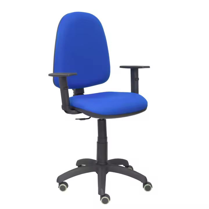 Silla de Oficina Ergonómica Piqueras Y Crespo con Brazos Regulables y Ruedas de Parqué - 1