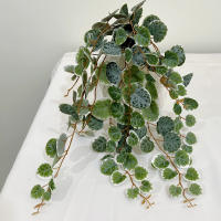 Plantas Artificiales De Vínculos 49cm Hojas De Eucalipto Falsas Para Decoración De Boda Hogar Jardín Material Plástico Falso Verde Para Exposición Al Aire Libre - details 2