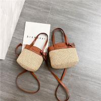 Bolso De Hombro Para Mujer Vintage Hecho a Mano Estilo Playa Con Correa Cruzada Y Patchwork Material PU Bolso De Mano De Diseñador - details 0