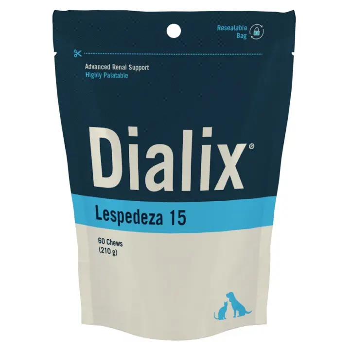 DIALIX® Lespedeza-15 60 chews Vetnova ayuda a mantener la función renal en perros grandes - 1