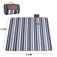 Manta De Picnic Portátil Impermeable De 60/80 Pulgadas Para Exteriores Doble Capa Para Prevenir La Humedad Suelo De Camping Playa - details 0