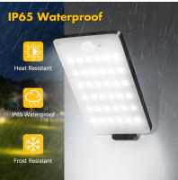 Luces Solares Exteriores Con Batería De 6000mAh Y Luz De 1200LM Seguridad Con Control Remoto IP65 Impermeable 4 Modos Luz Solar De Movimiento - details 5