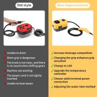 Limpiador a vapor portáthil, 15 Segundos de calor, Tanque de Agua de 1 L, 2500 W, vaporizador multiusos de Alta Tema, 6 niveles ajustables para el hogar. - details 4