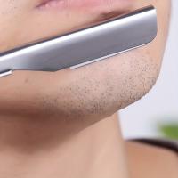 Afeitadora Manual Profesional De Acero Inoxidable Cuchillo De Barba Con 10 Hojas Para Hombres Corte Preciso Y Suave - details 2