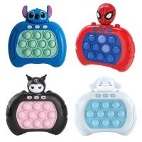 Juguete Sensorial De Fidget Sanrio Stitch Máquina De Juego Con Burbujas Para Niños Divertido Juego Whac-A-Mole Anti Estrés Regalos - details 0
