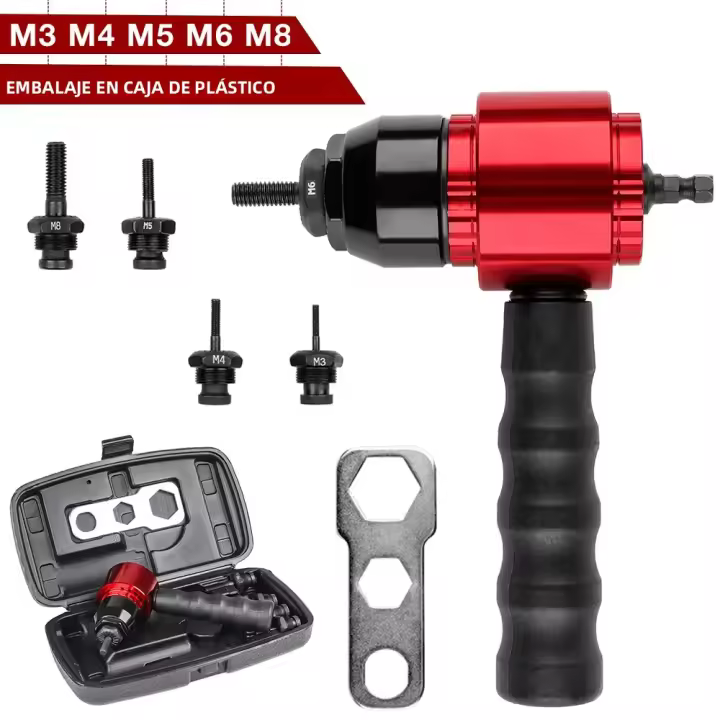 Máquina De Soldadura De Tornillos M3 M4 M5 M6 M8 Para Uso Doméstico Y DIY Herramienta De Soldadura Rápida De Grado Industrial Con Convertidor De Pistola De Riveteo - 1