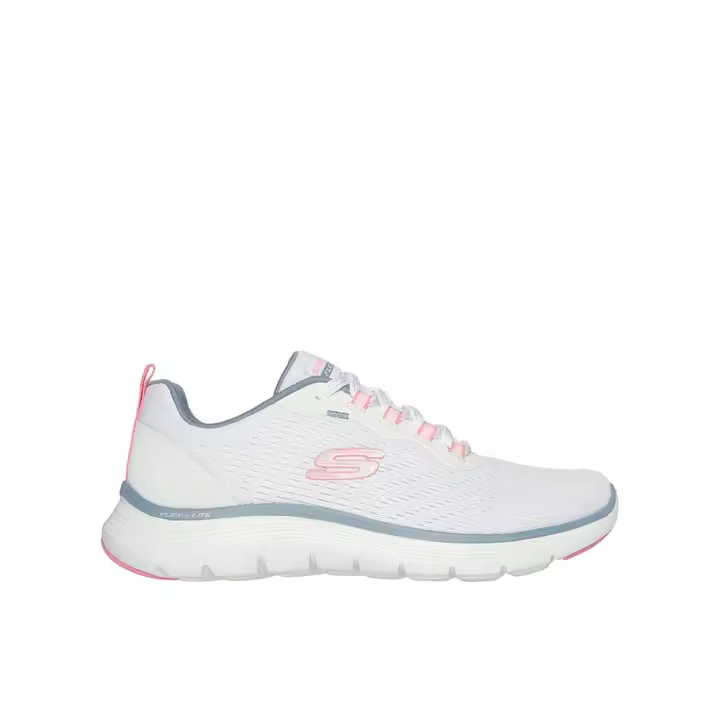 Skechers Flex Appeal 5.0 - New Path Zapatillas deportivas para mujer blancas en textil 85752 - 1