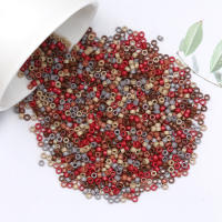 Lucky Eye 15g Lote De Cuentas De Vidrio Miyuki Colores Mixtos 3mm Cuentas Espaciadoras Sueltas Para Hacer Joyas Accesorios Para Pulseras Y Collares DIY - details 3