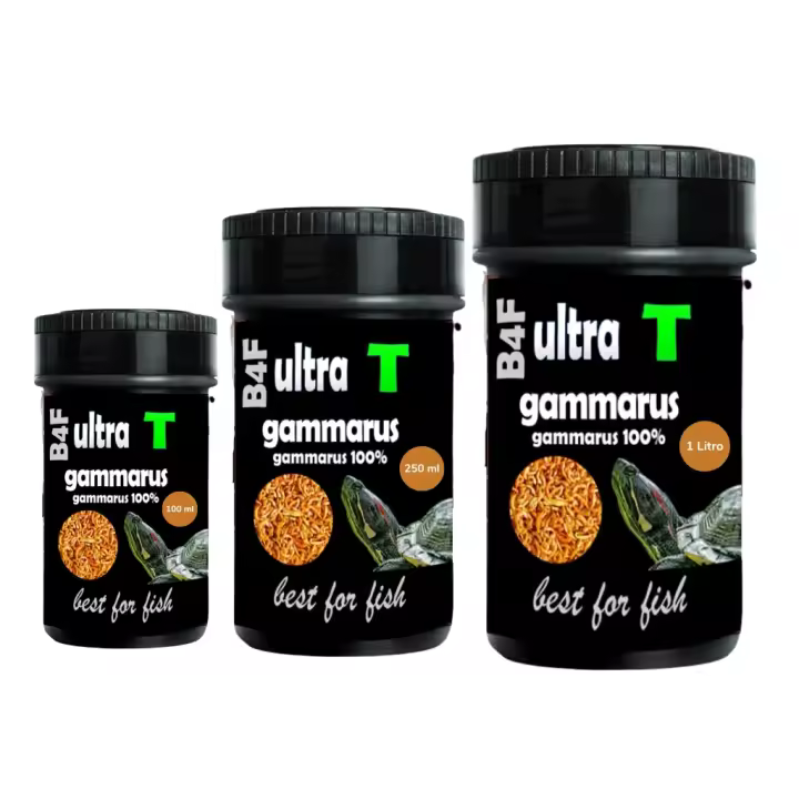 B4F - Ultra T Gammarus - Alimento completo para Tortugas acuáticas de Camarones (3 Tamaños) - 1