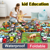 Mesa De Juego Ciudadana 83x57cm Con Señales De Tráfico Mapa De Estacionamiento Dinosaurio Fermero Juguete Educativo Para Niños Sin Batería Material ABS - details 10