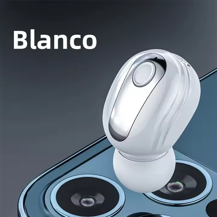 Mini Auriculares Inalámbricos Bluetooth Estilo Deportivo Con Bass Fuerte Universal Para Android Y Apple Control De Volumen Y Cancelación De Ruido Activo - 1