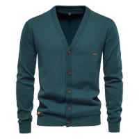 Nueva Chaqueta De Algodón AIOPESON 2024 Para Hombre Estilo Casual Monofrontal Color Sólido De Alta Calidad Para Otoño Y Invierno - details 5