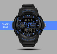 Reloj Deportivo De Pulsera Para Hombre SANDA Estilo Militar G-Style LED Digital Cronógrafo Resistente Al Agua Cuarzo Analógico-Digital Con Alarmas Y Calendario - details 20