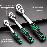 Juego De Llaves De Escalonilla CRV Para Automóvil Herramienta De Mechañica 1/4" 3/8" 1/2" Juego De Herramientas De Bricolaje Para Garage - details 3