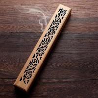 Portaencensas De Bambú Estilo Japonés Ecológico Natural Atrae La Ceniza Soporte Para Incienso Anti-Ash Sin Químicos Peligrosos - details 5