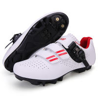 Zapatos De Ciclismo Para Hombre Y Mujer Zapatillas De Bicicleta Off-road MTB Antideslizantes Con Cierre Rápido Para Triatlón Y Racing - details 7