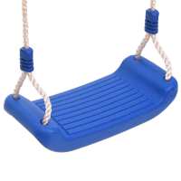 vidaXL Columpios con cuerdas 2 unidades polietileno azul 37x15 cm - details 4
