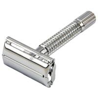 Afeitadora Manual Para Hombre Barbero Doble Final De Acero Inoxidable Cuchillas De Acero Inoxidable Para Barbero Con Cuchillas - details 5