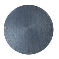 Alfombra Mar Unicolor Blue- Parentesi Quadra- Alfombra Yute - details 0